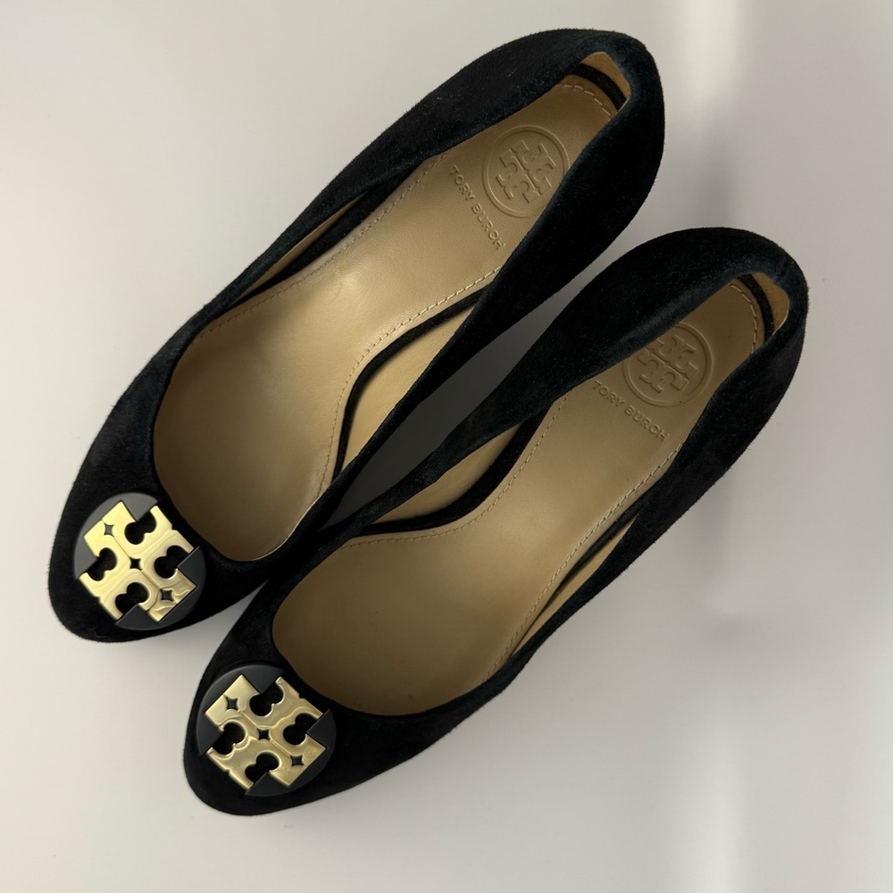 Tory Burch Suede Wedge US 8